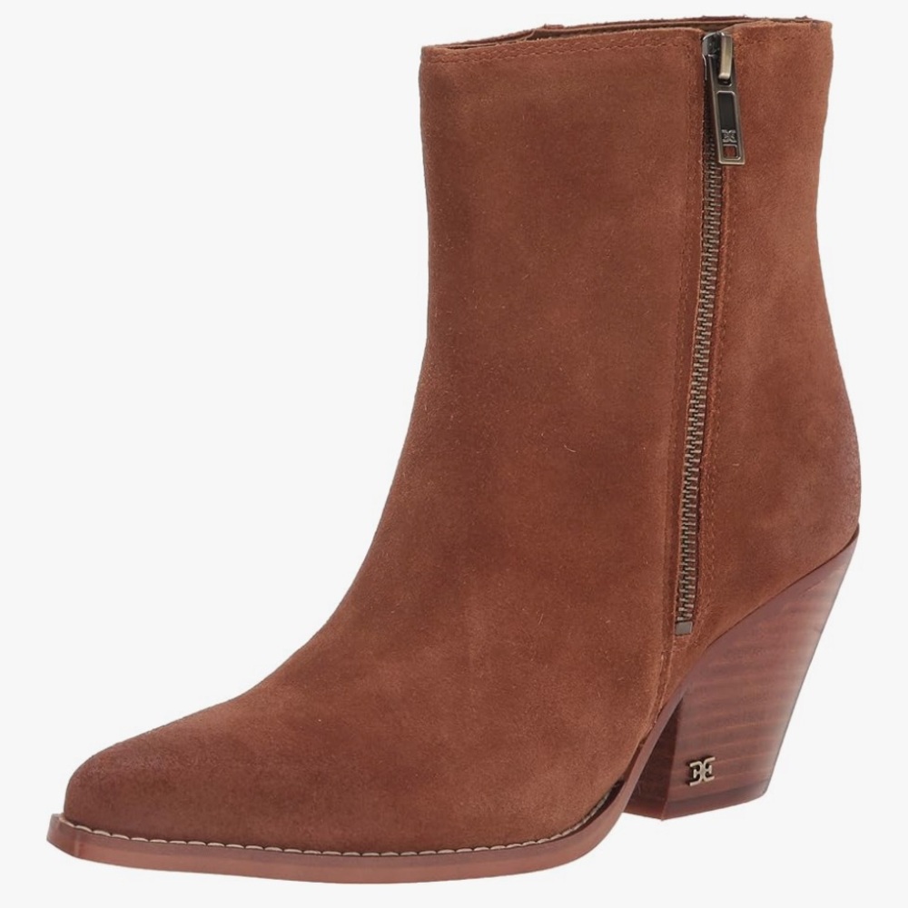 Sam Edelman Brown Suede Ankle Boots